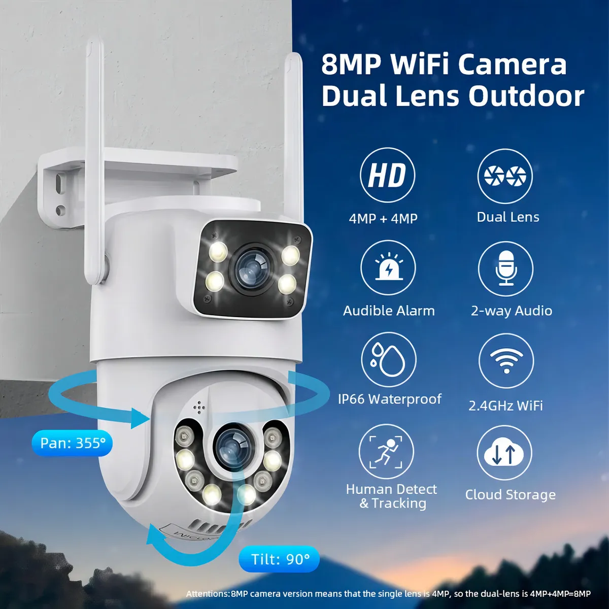 Camera wifi double l'encens