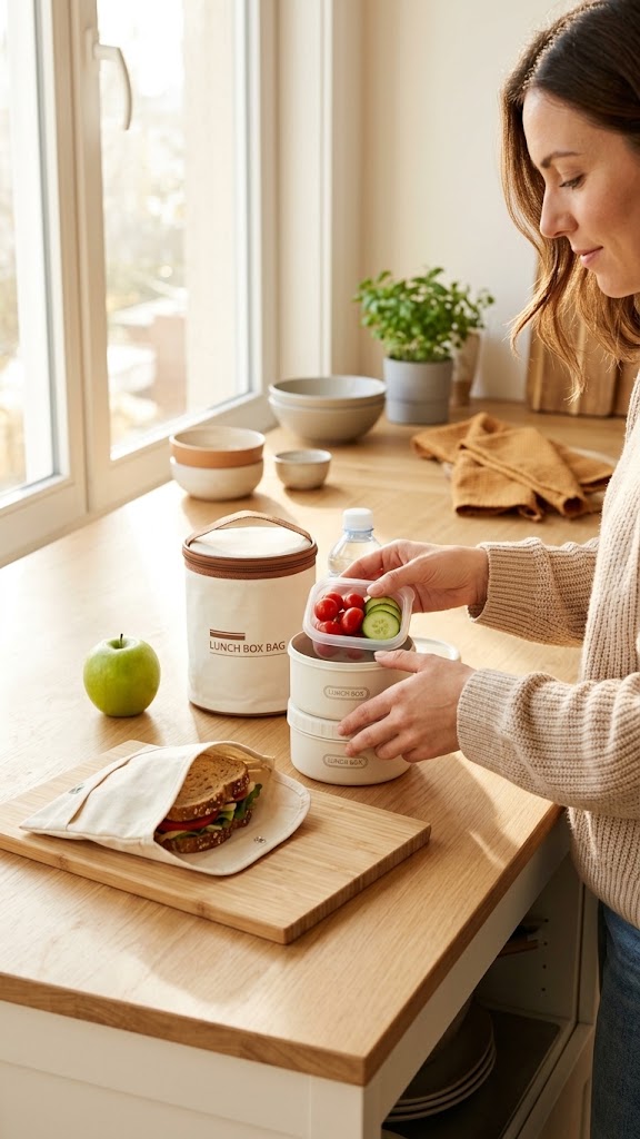 Ensemble repas nomade élégant et pratique