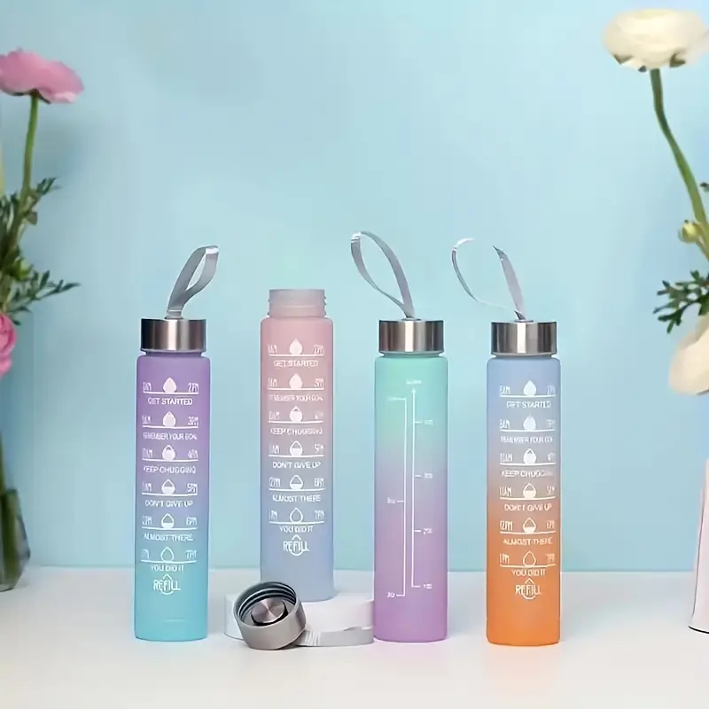 Ensemble De 3 Bouteilles D'eau Motivantes