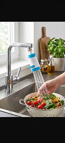 Rallonge de Robinet Flexible & Economiseur d'Eau