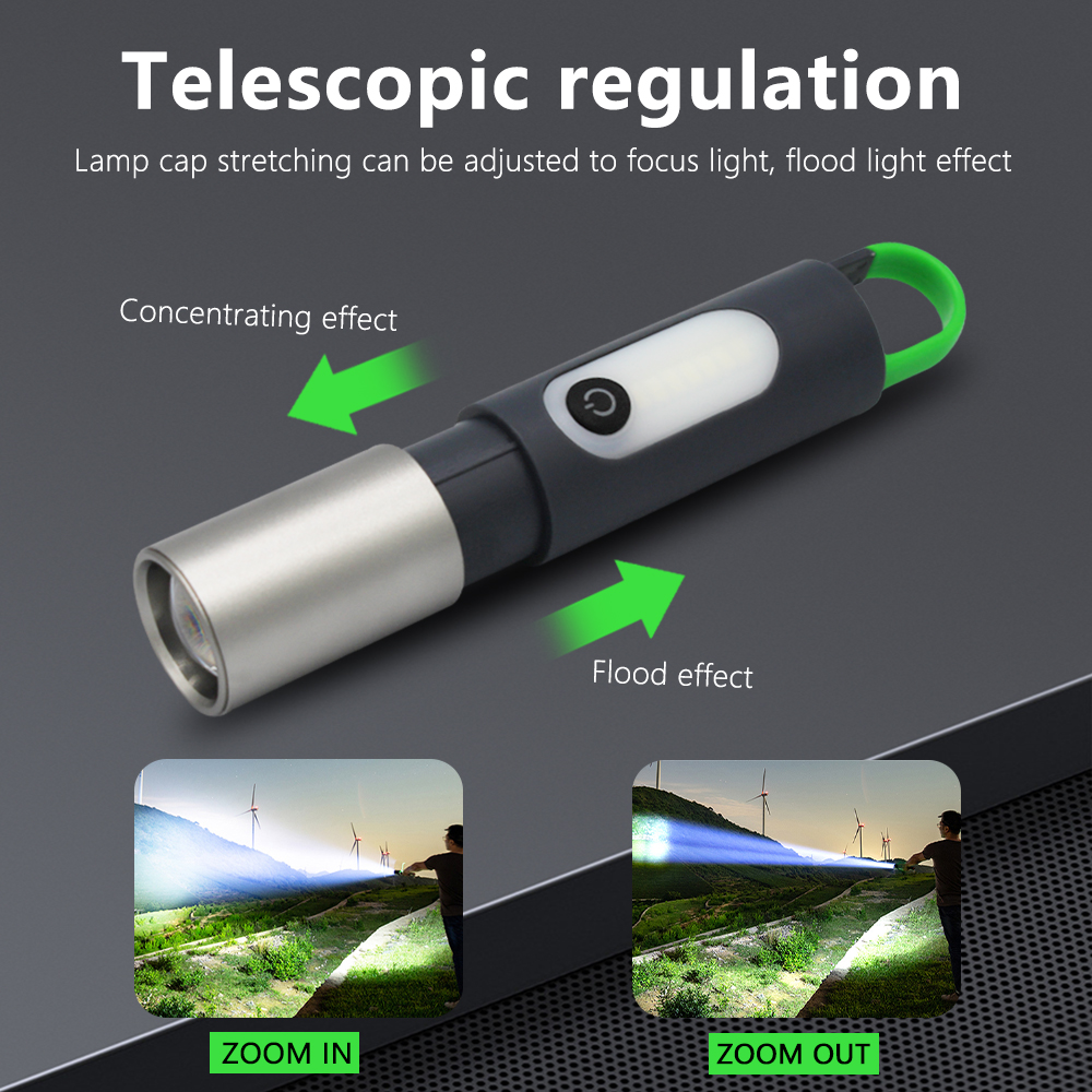 Ampe De Poche Tactique LED Rechargeable