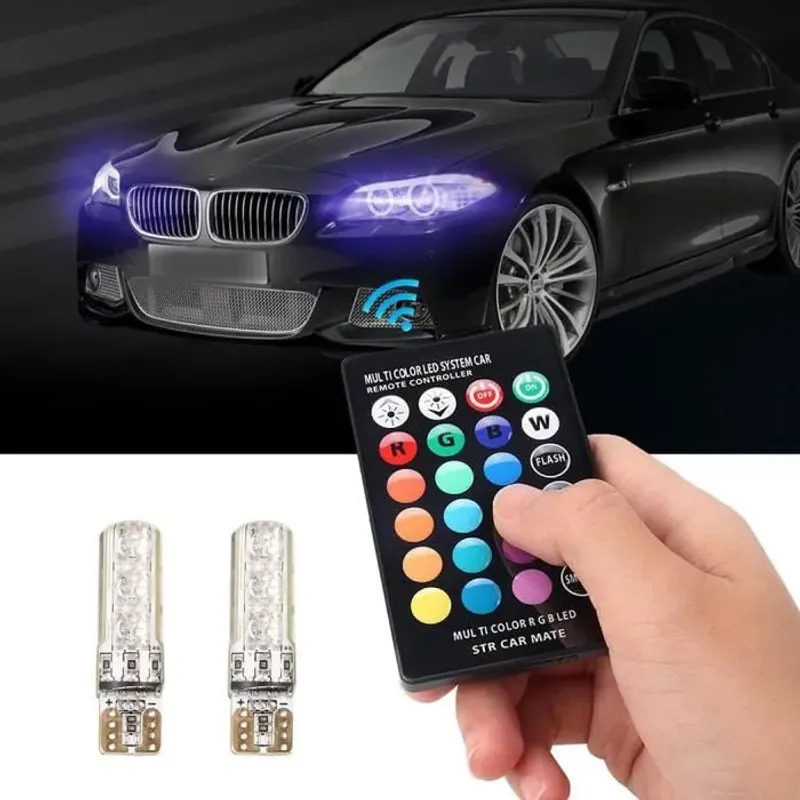 Lampe automatique multicolore de LED - Télécommande infrarouge de rayon