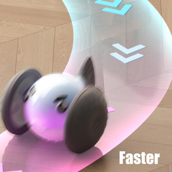 Balle Jouet Interactive Automatique Intelligente pour Chats & Animaux 1 Balle Jouet Interactive Automatique Intelligente pour Chats & Animaux