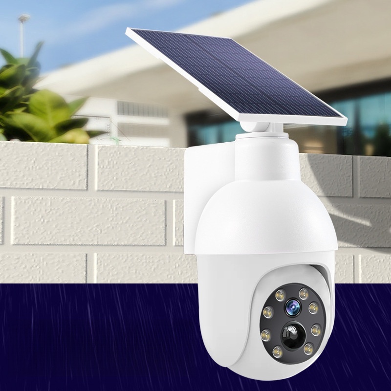 Lampe solaire à détecteur de mouvement style caméra IP65