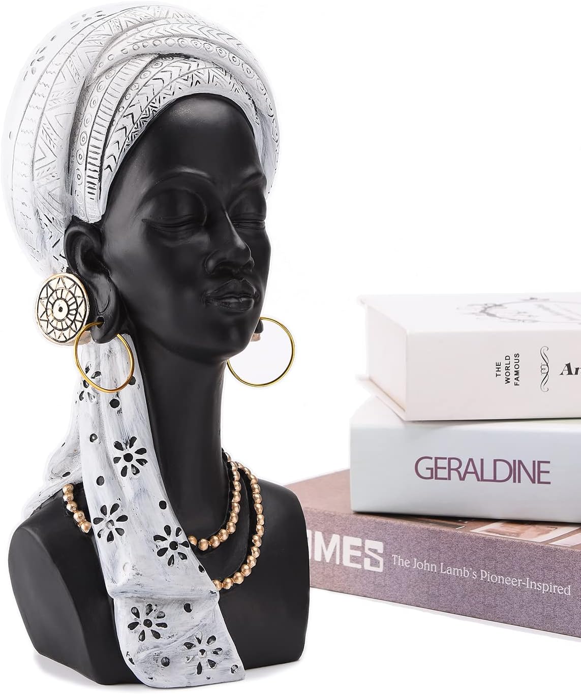Statue Femme Africaine en résine 30 CM