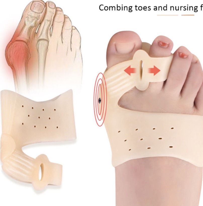 Séparateurs d’Orteils en Silicone – Correcteur Hallux Valgus et Orteils en Marteau