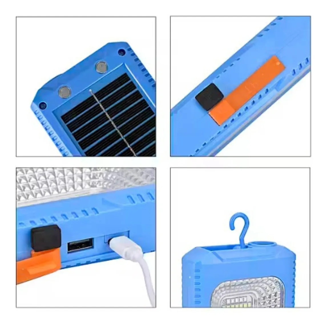 projecteur LED solaire rechargeable