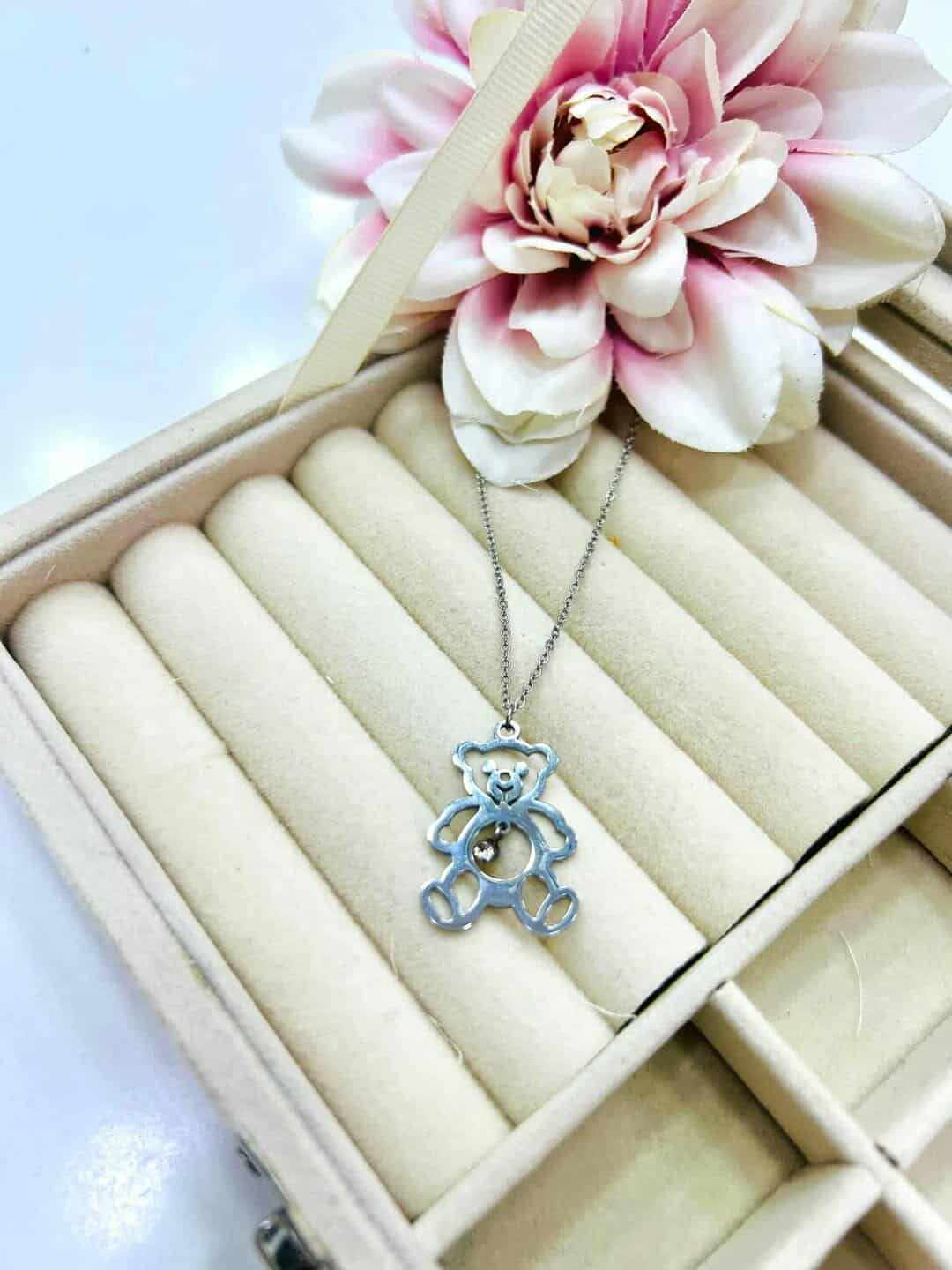 Collier Pendentif Ours
