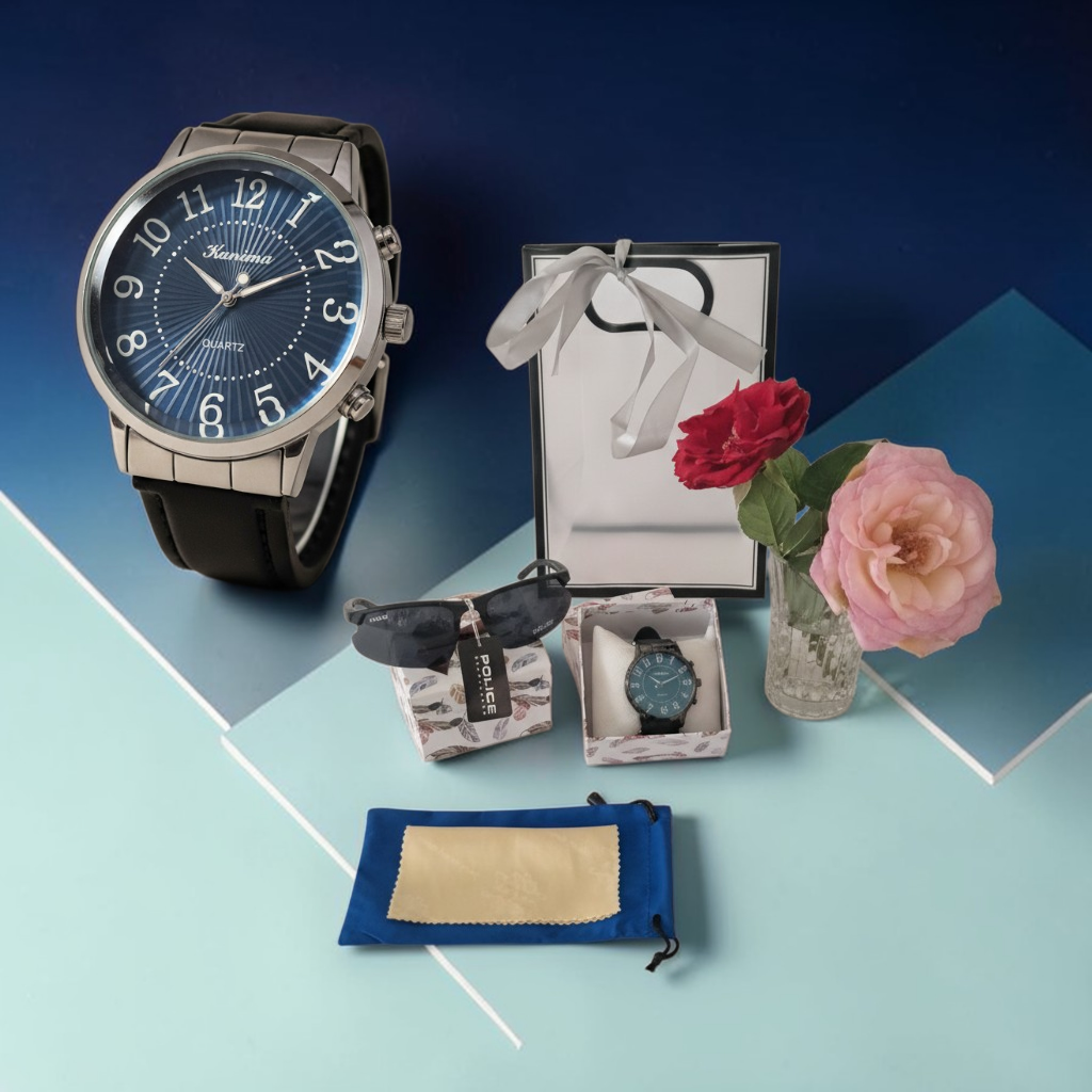 Pack Montre et Lunettes Police