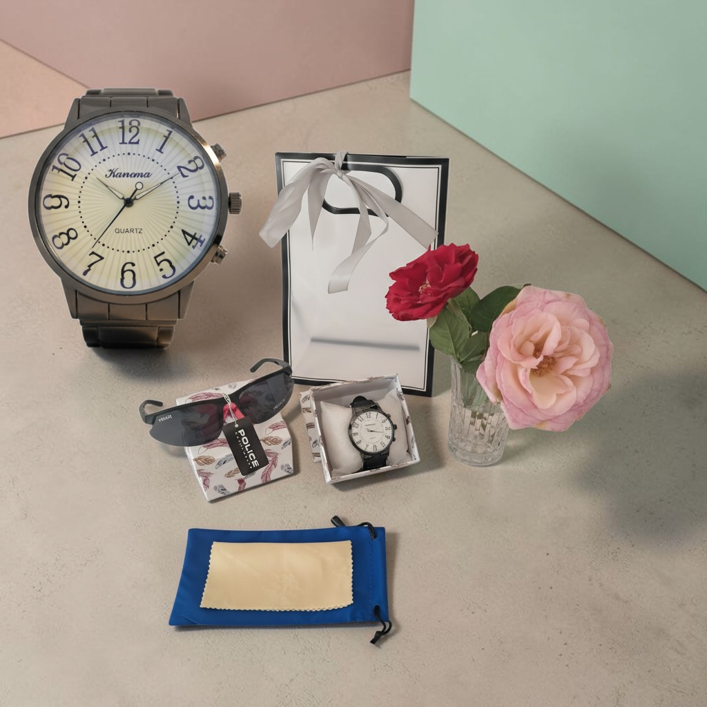 Pack Montre et Lunettes Police