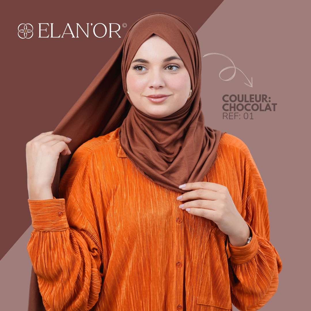 Foulard Cotton Hijab Elan’or – 180x70 cm