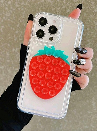 silicone suction phone