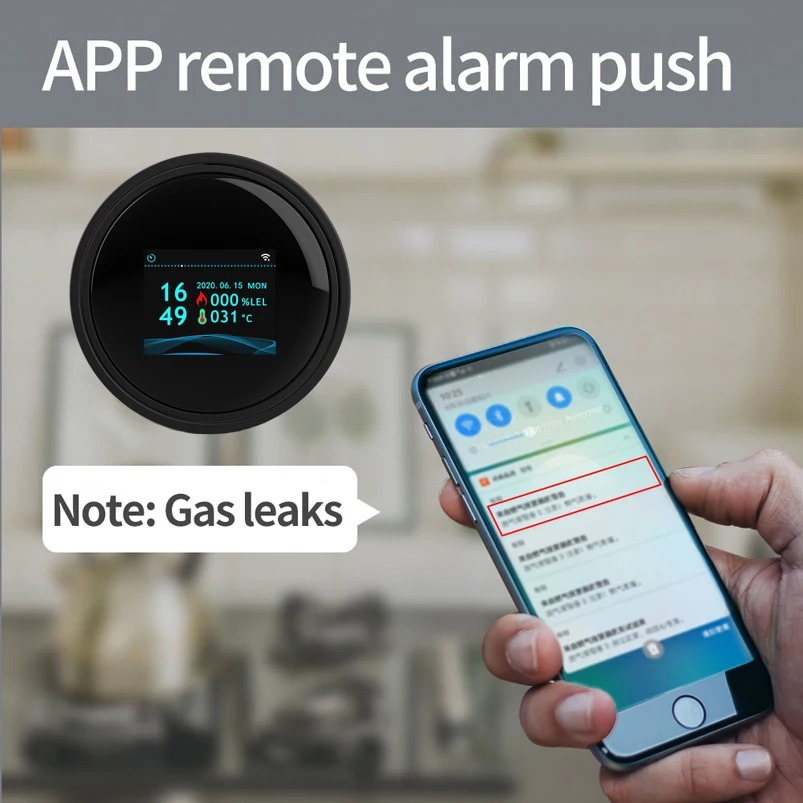détecteur de fuite de gaz Wi-Fi