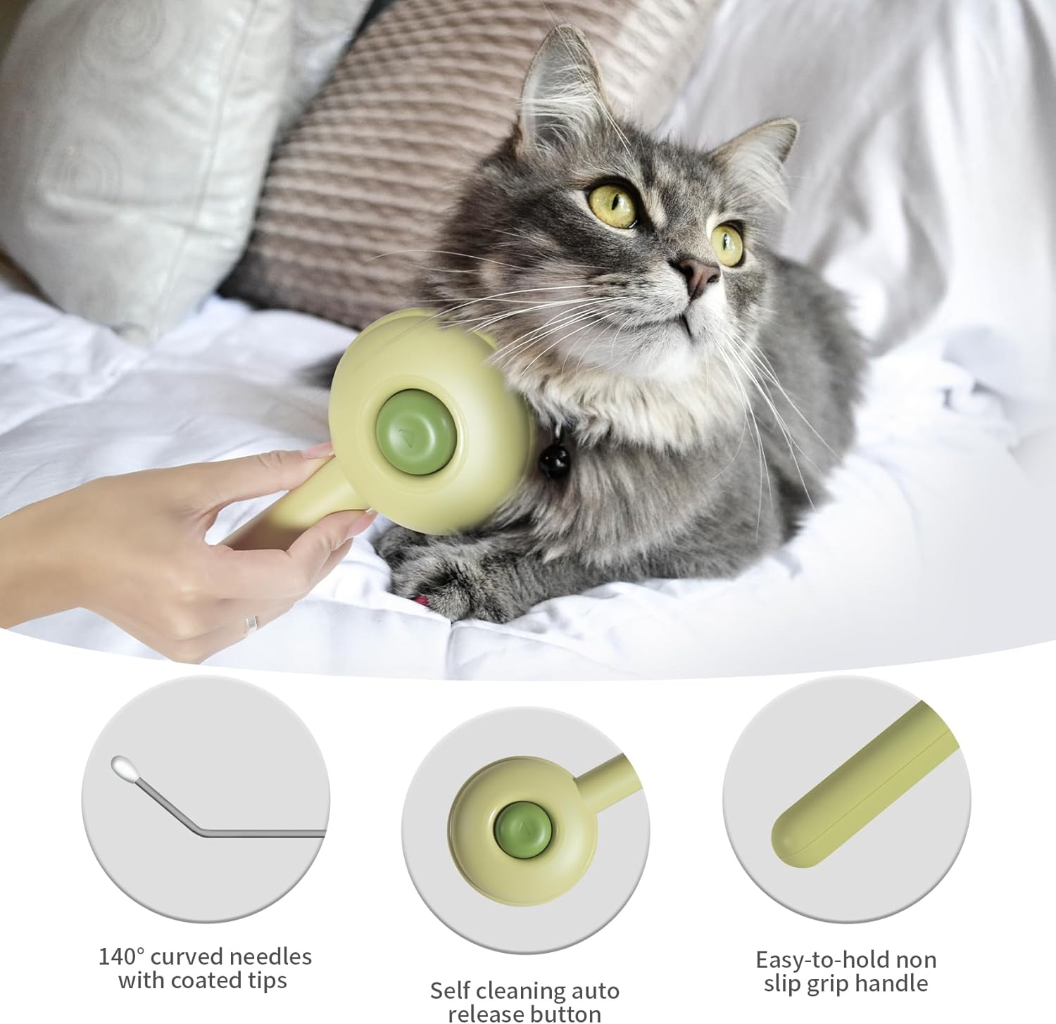brosse de toilettage  pour chiens et chats