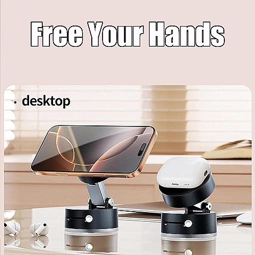supports magnétiques pliables pour téléphone portable à ventouse