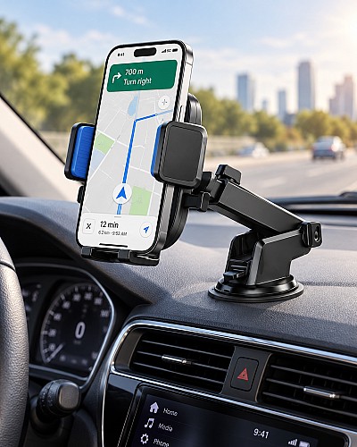 Support Téléphone Voiture avec Ventouse