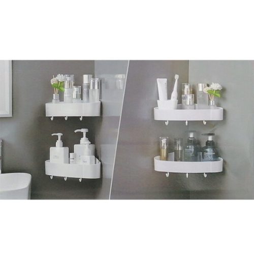 Étagère d'angle pour la salle de bain - sans perçage