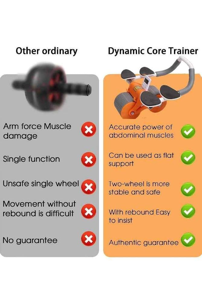 Automatic Rebound Abdominal Wheel Roller – Image 3