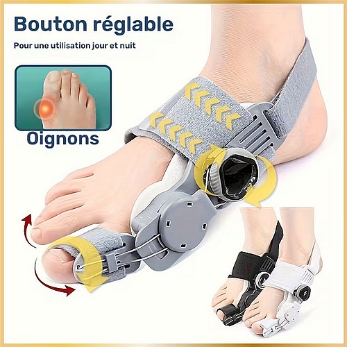 Correcteur d’Hallux Valgus FeetifFix – Orthèse Ajustable