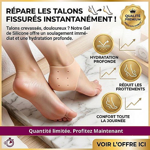 Protège-Talons en Silicone – Confort & Protection