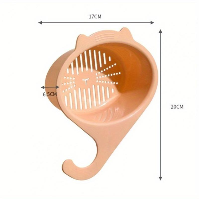 Panier d'égouttage multifonctionnel pour évier de cuisine