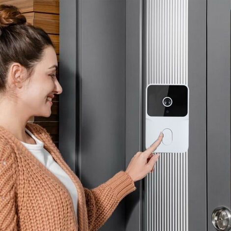 Interphone Intelligent Connecté avec Caméra – Sonnette Vidéo Sans Fil