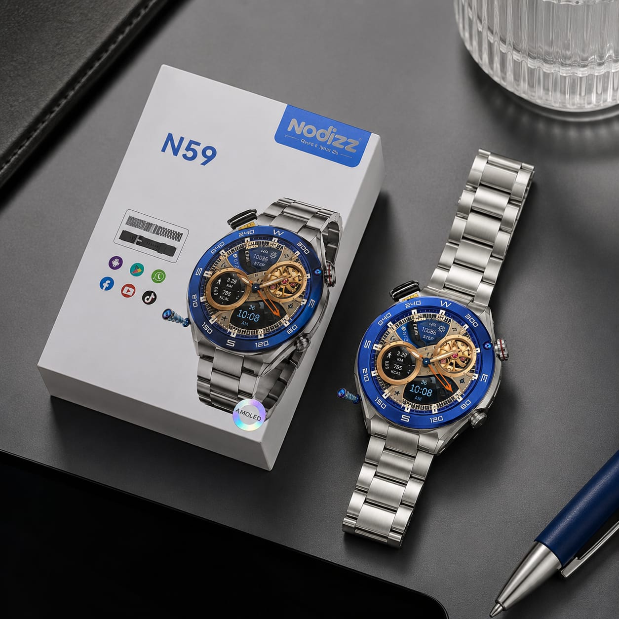 Nodizz N59 – Montre Connectée 5G Intelligente