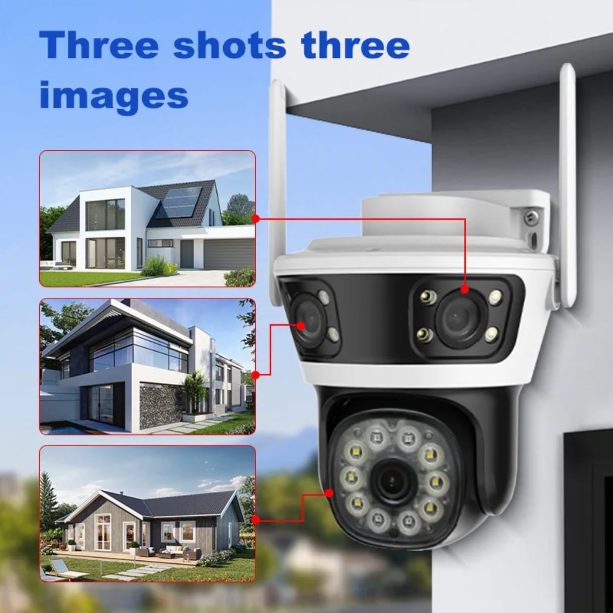 camera 3 lens 12MP-WIFI