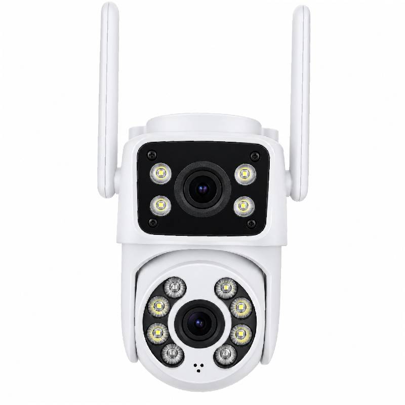 Caméra de Surveillance Wi-Fi JORTAN JT-8660 Double Objectif 6MP