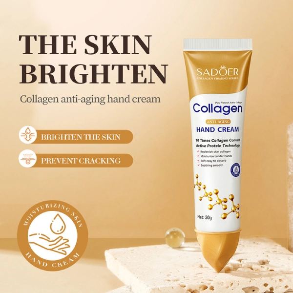 Hand cream collagène