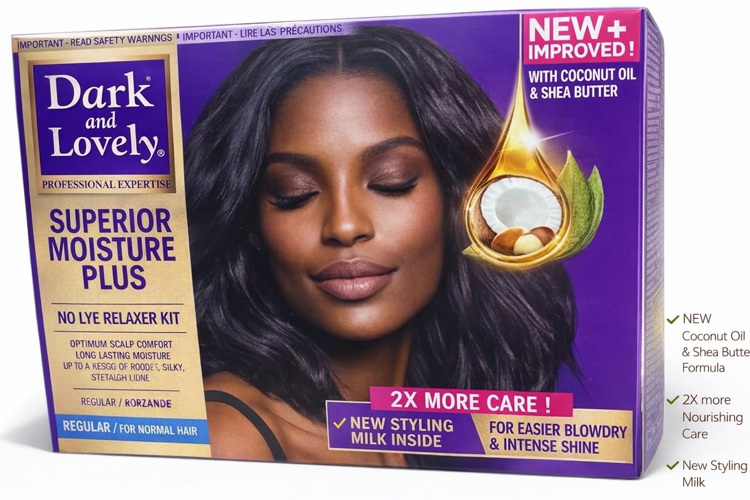 Kit Défrisant Nourrissant Dark and Lovely Cheveux Crépus & Défrisés 1 Kit Défrisant Nourrissant Dark and Lovely Cheveux Crépus & Défrisés