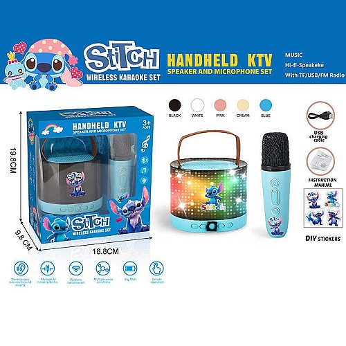 Kit Karaoké Sans Fil Disney Stitch