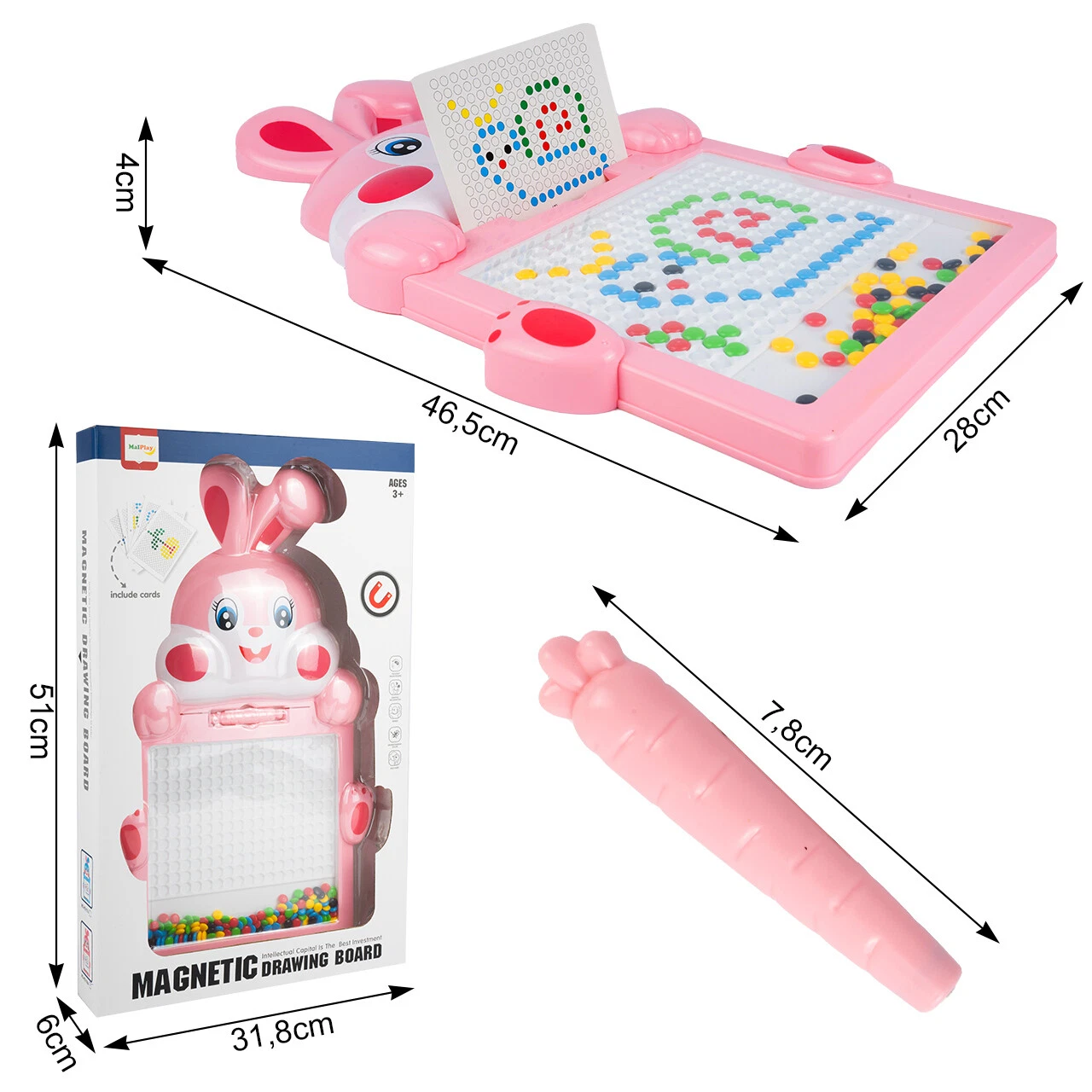 Tableau de Dessin Magnétique Effaçable Enfant – Créativité Sans Taches