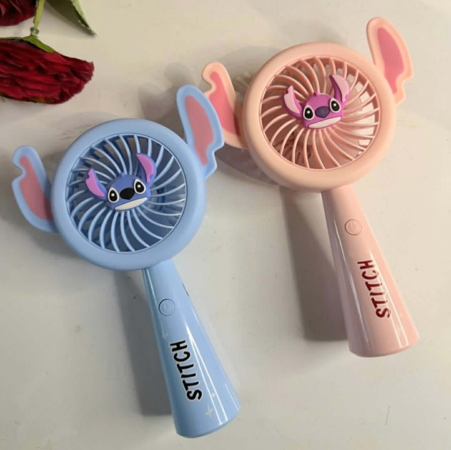 Mini Ventilateur Portable Stitch & Angel