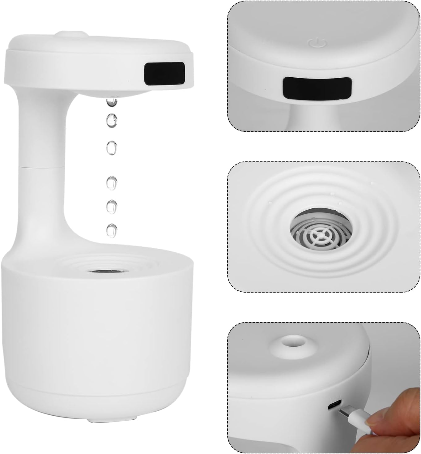 Diffuseur Humidificateur Anti Gravité
