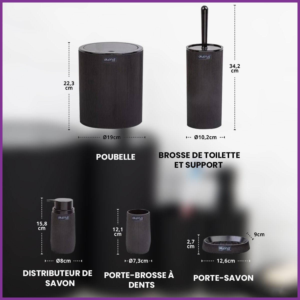 Accessoires de Salle de Bain ‘Elefan’