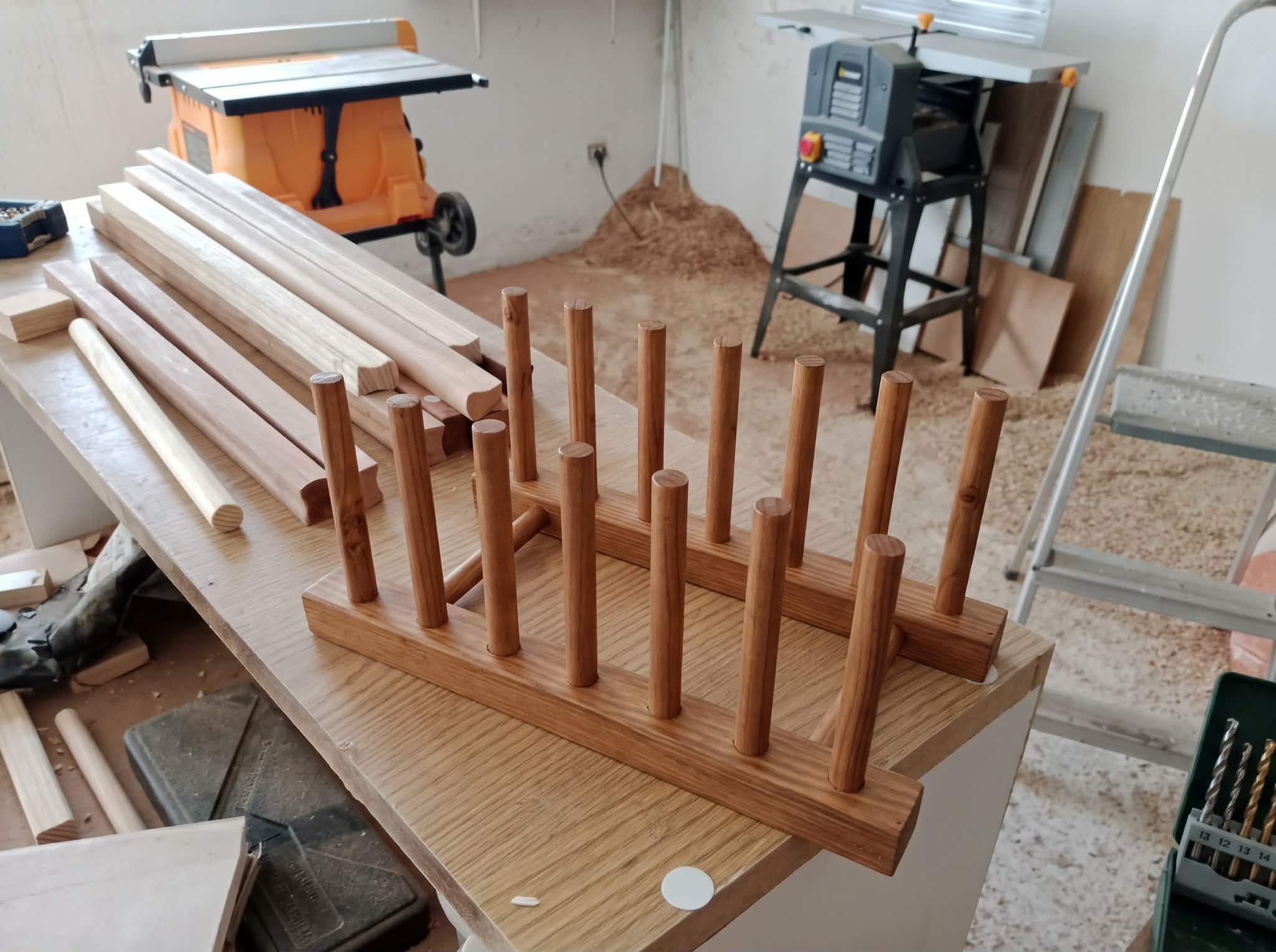 Organisateur de placard en bois