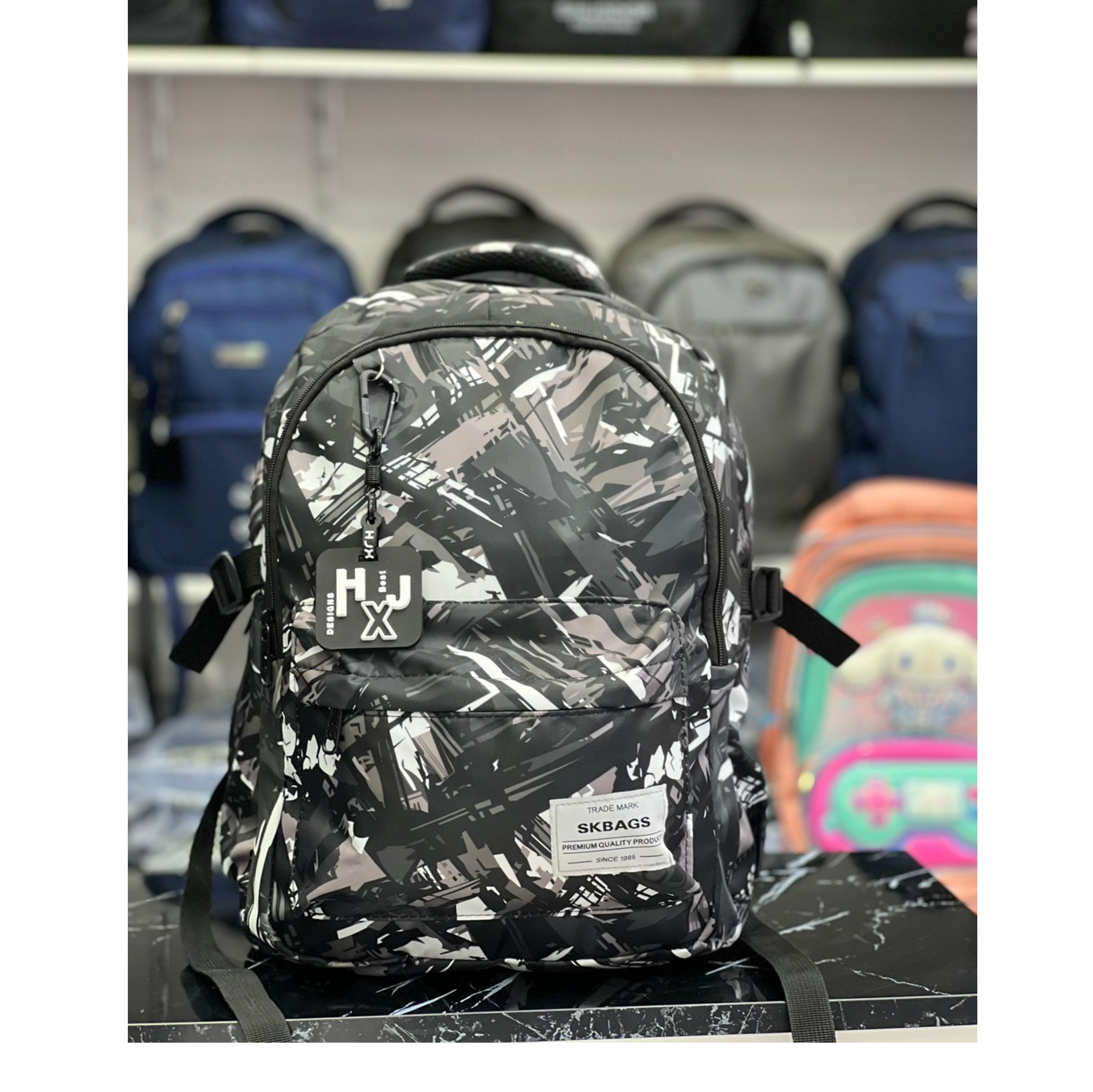 Sac à dos pratique multi-compartiments