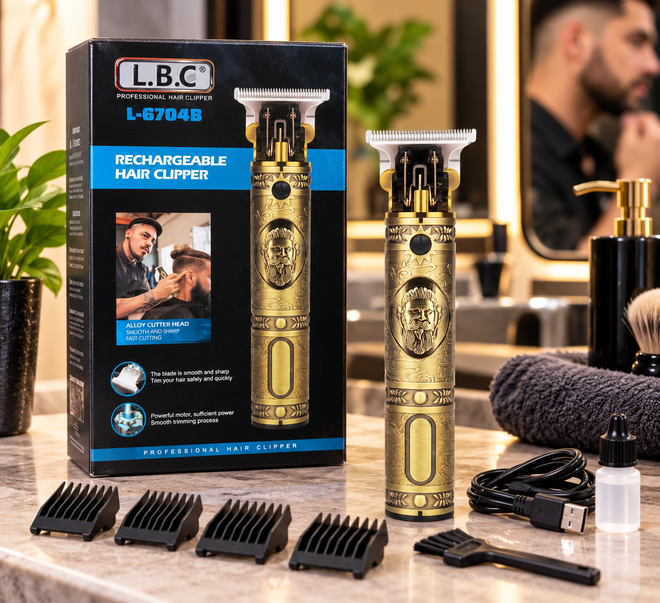 Tondeuse Professionnelle Rechargeable