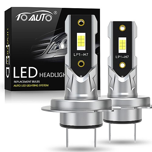Kit 2 Ampoules LED H7 Mini CSP 3570 Canbus – 100W – 20 000 LM – Haute Luminosité