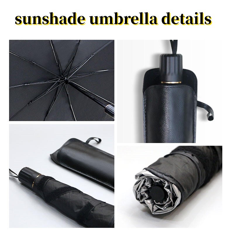 Pare-Soleil Voiture Anti-UV Universel Pliable Type Parapluie