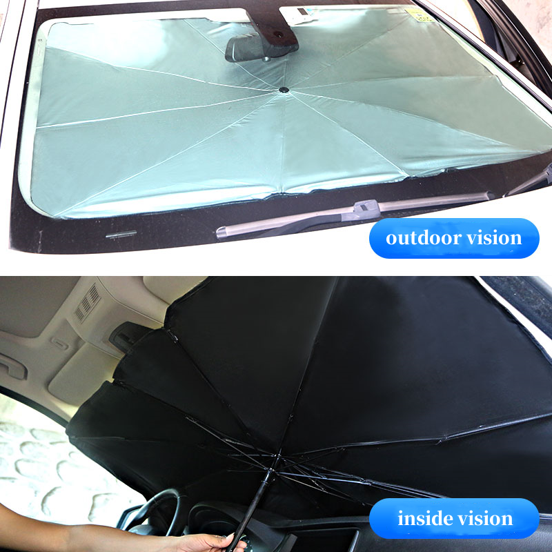 Pare-Soleil Voiture Anti-UV Universel Pliable Type Parapluie