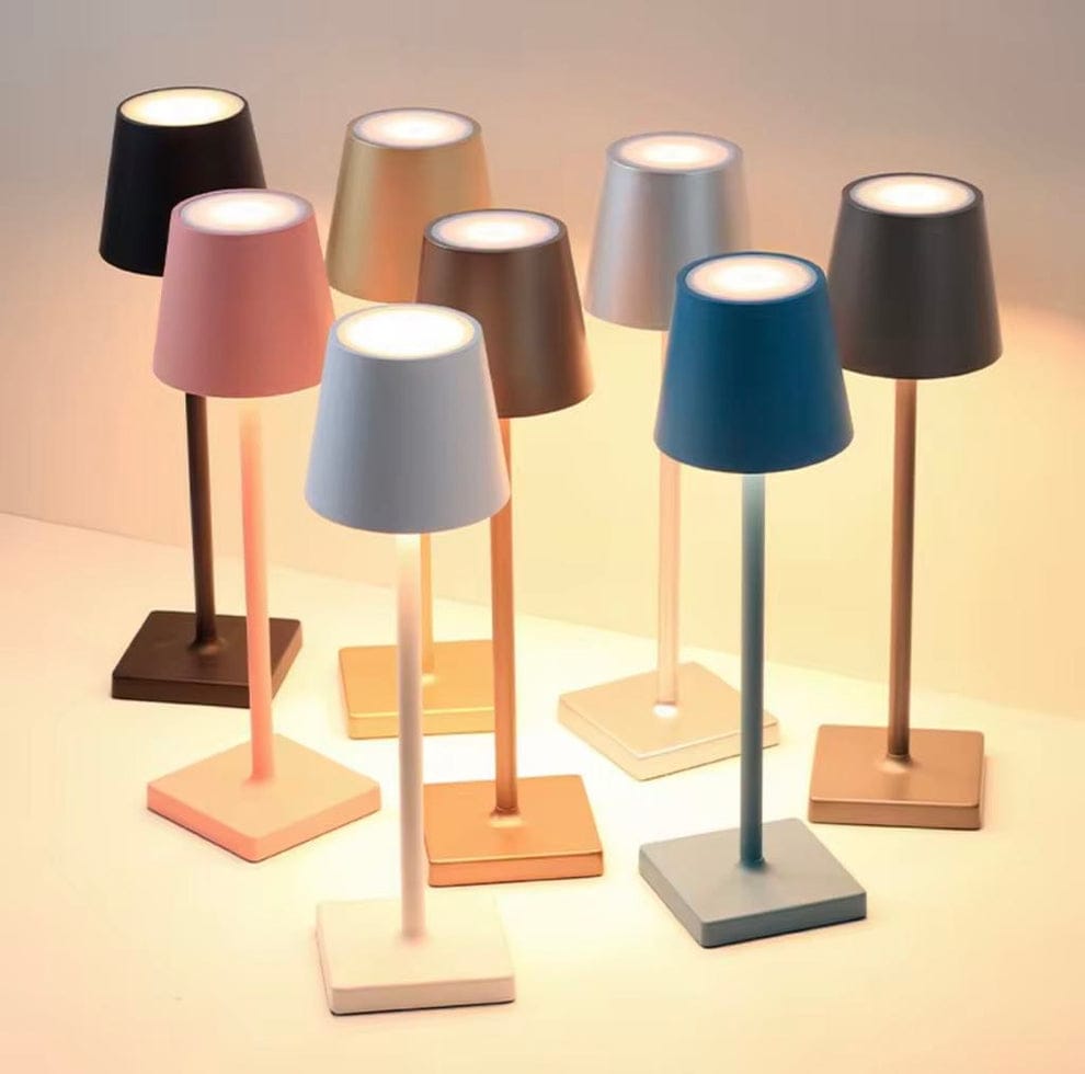Lampe de Table LED Portable Sans Fil Rechargeable avec Commande Tactile