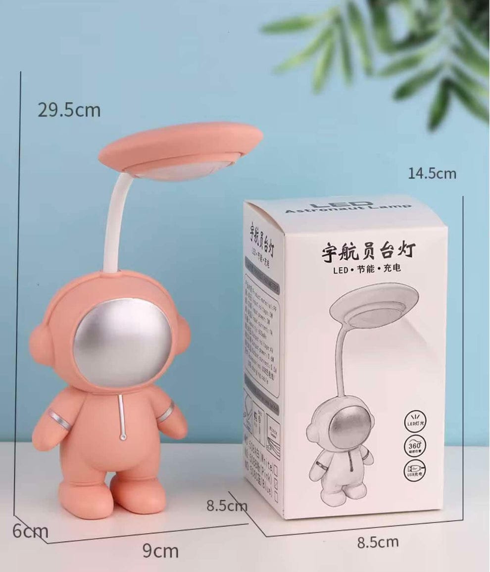 Lampe de Bureau Rechargeable LED Astronaute – Flexible & Portable