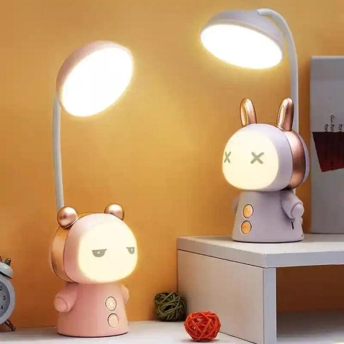 Lampe de Bureau Rechargeable LED Cartoon – Flexible & Portable
