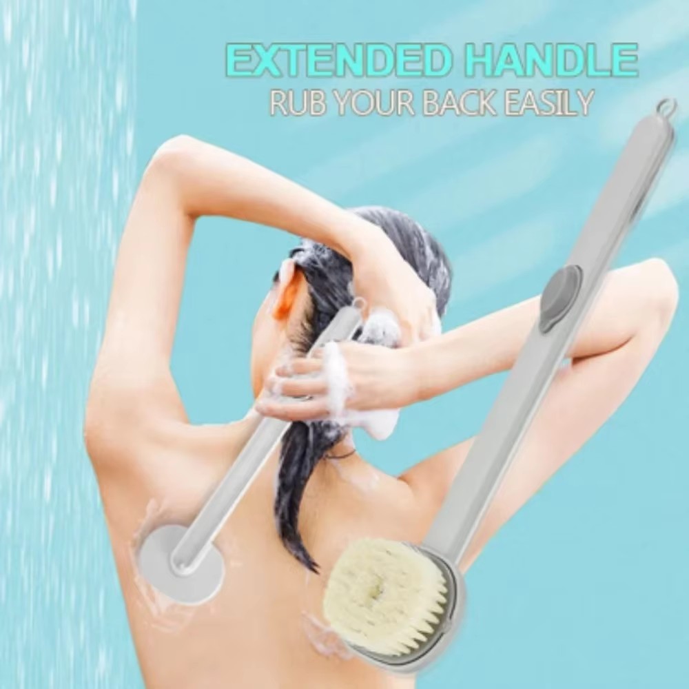 Brosse de Bain Détachable avec Longue Poignée