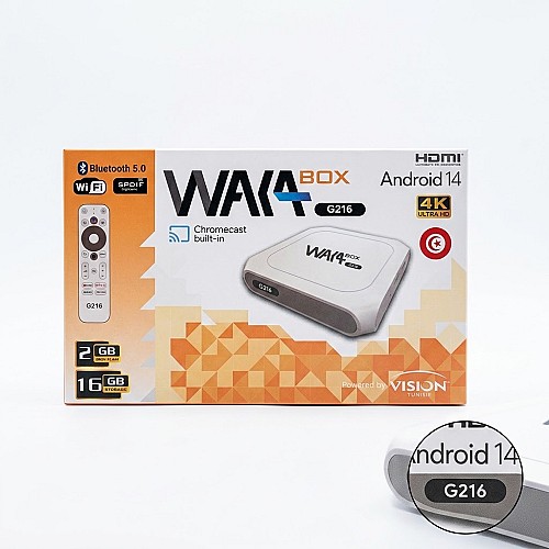 boîtier Android TV Waka Box G216