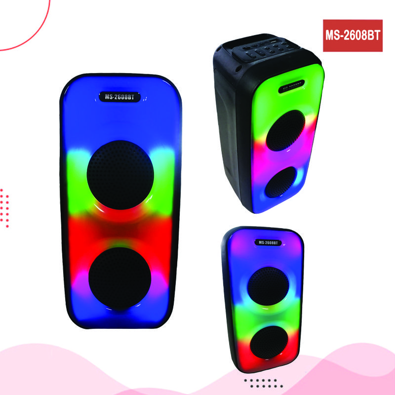 Haut-Parleur Bluetooth Lumineux Rechargeable 8W