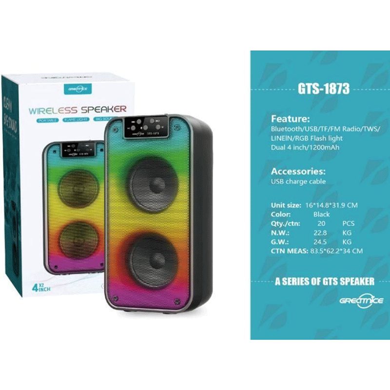 HAUT PARLEUR BLUETOOTH GTS1873