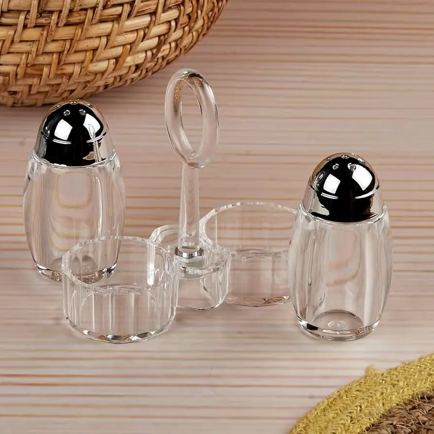 1 Set Acrylic Salt and Pepper Shakers